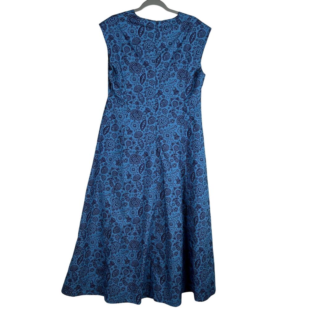 Boden Blue Patterned Mini Dress - Picture 7 of 9
